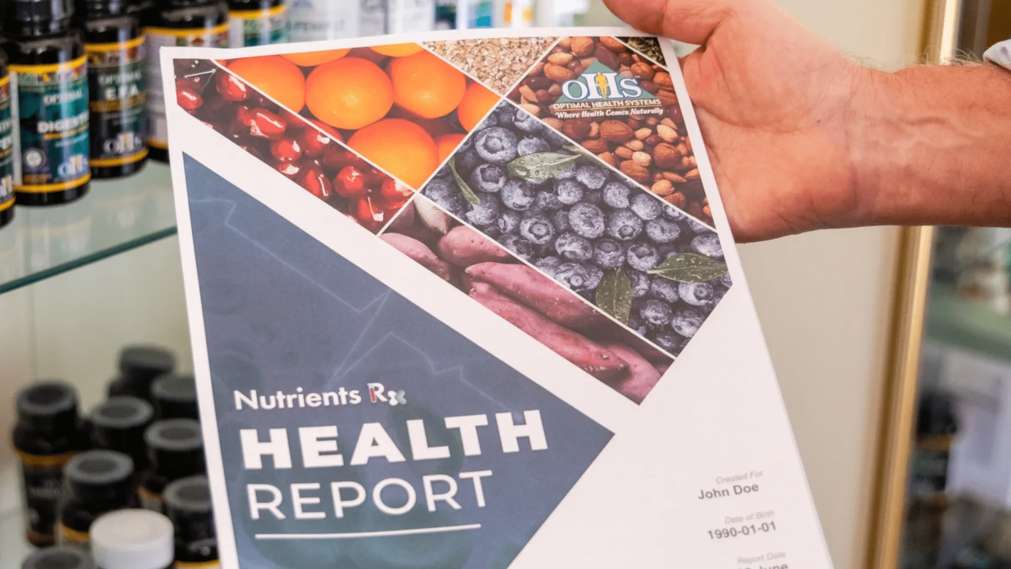 Advanced nutritional blood test results for functional wellness analysis at Lankering Chiropractic, Basalt